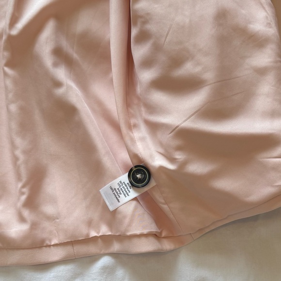 NWT - MAURICES Women's SIZE MEDIUM Pink Blush Lined Blazer - Picture 7 of 15
